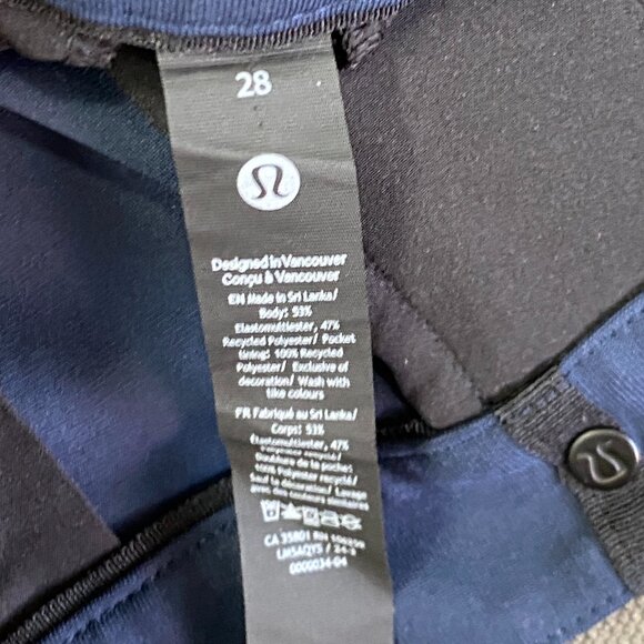 Lululemon Mens Slim Fit Pants Size 28 - Picture 5 of 6